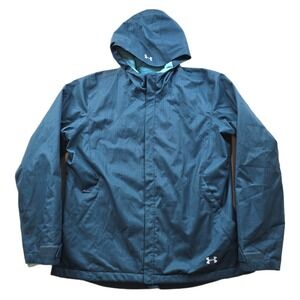 Under Armour 3-in-1 UA Storm Jacket Womens XL Blue ColdGear Infrared‎ Hooded